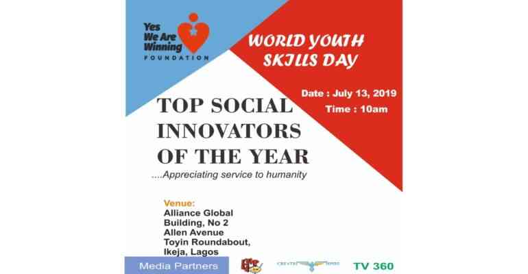 Y.WA.W. Top Social Innovators Of The Year Award 2019